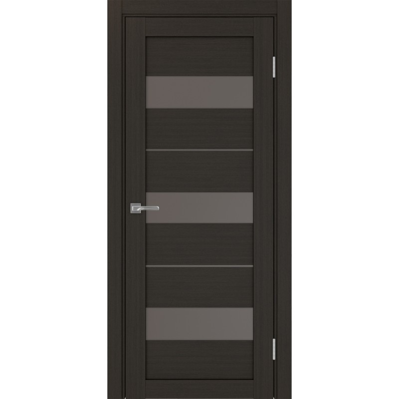 Межкомнатная дверь Турин 526.122, цвет венге FL, заполнение Бронза матовое, размер 200*80 см.