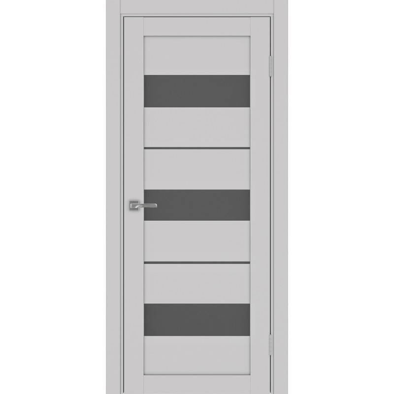 Межкомнатная дверь Турин 526.122, цвет пепельный, заполнение Графит матовое, размер 200*80 см.