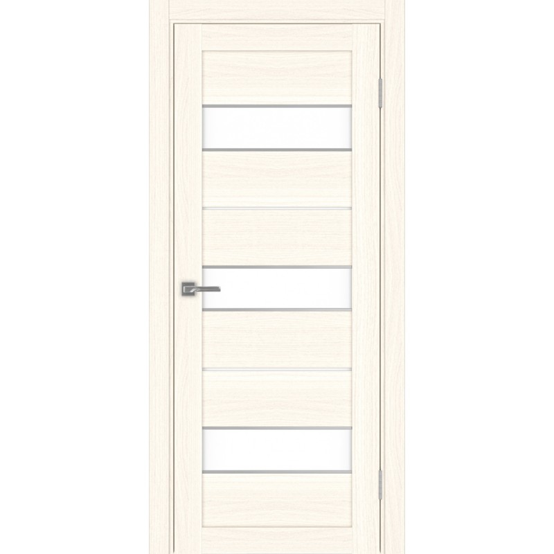 Межкомнатная дверь Турин 526.122 АПП молдинг SC, цвет ясень светлый, заполнение LACбелый, размер 200*80 см.