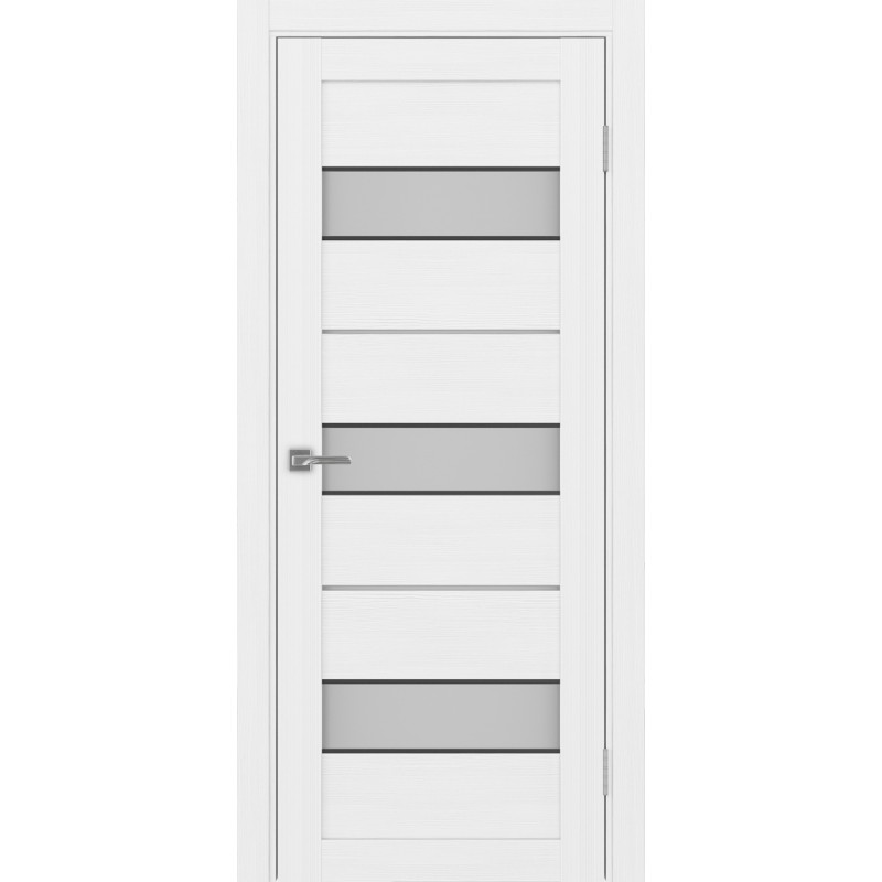 Межкомнатная дверь Турин 526.122 АПС молдинг SB, цвет белый лёд, заполнение Мателюкс, размер 200*80 см.