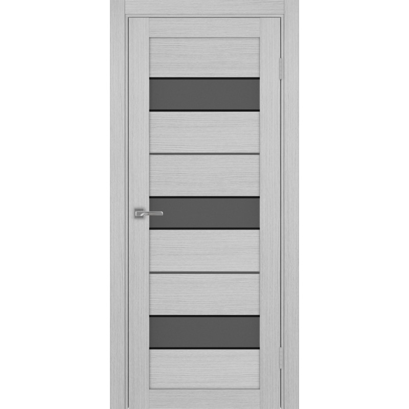 Межкомнатная дверь Турин 526.122 АПС молдинг SB, цвет дуб серый FL, заполнение Графит матовое, размер 200*80 см.