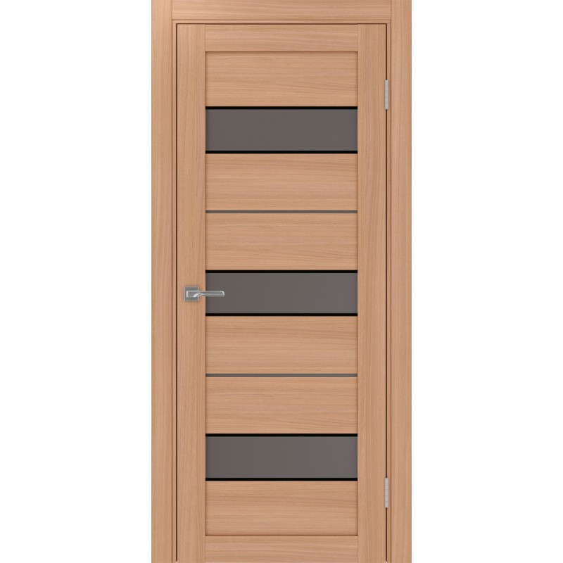 Межкомнатная дверь Турин 526.122 АПС молдинг SB, цвет ясень тёмный, заполнение Бронза матовое, размер 200*80 см.