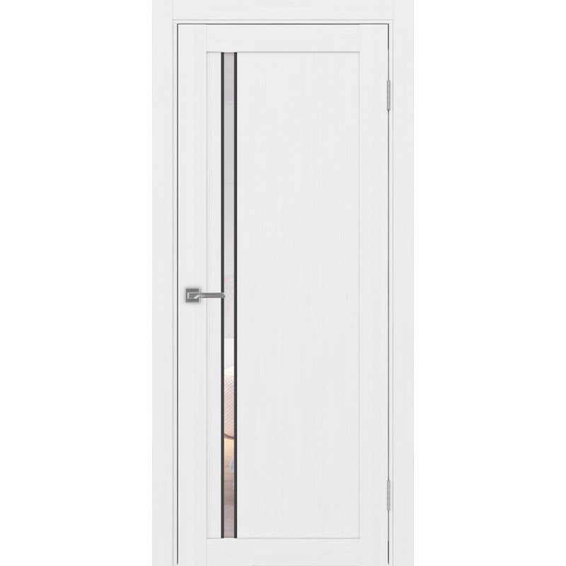 Межкомнатная дверь Турин 527.121 АПС молдинг SB, цвет белый лёд, заполнение Прозрачное, размер 200*80 см.