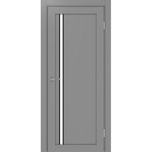 Турин 527.121 АПС молдинг SB, цвет серый, заполнение LACбелый, размер 200*80 см.