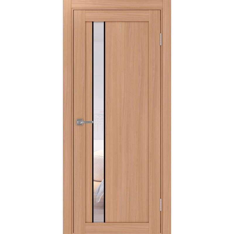 Межкомнатная дверь Турин 528.121 АПС молдинг SB, цвет ясень тёмный, заполнение Прозрачное, размер 200*80 см.