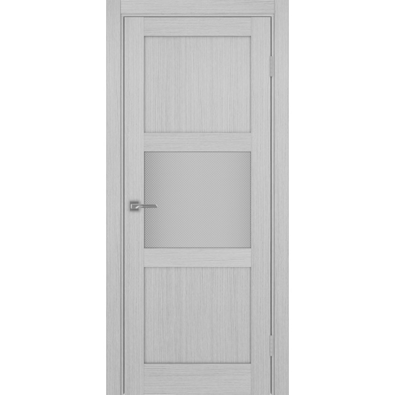 Межкомнатная дверь Турин 530.121, цвет дуб серый FL, заполнение Пунта бесцветное, размер 200*80 см.