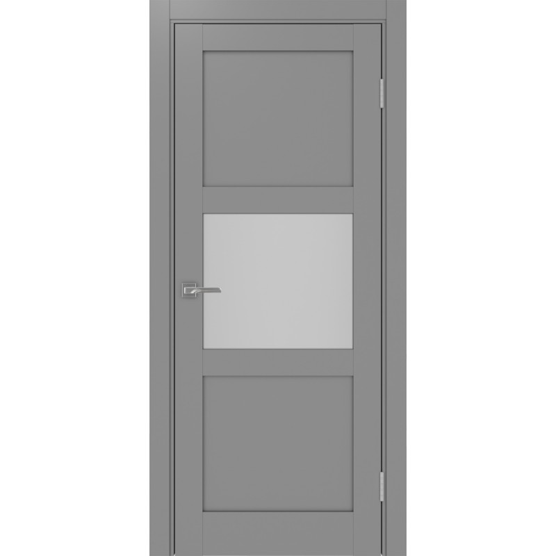 Межкомнатная дверь Турин 530.121, цвет серый, заполнение Мателюкс, размер 200*80 см.