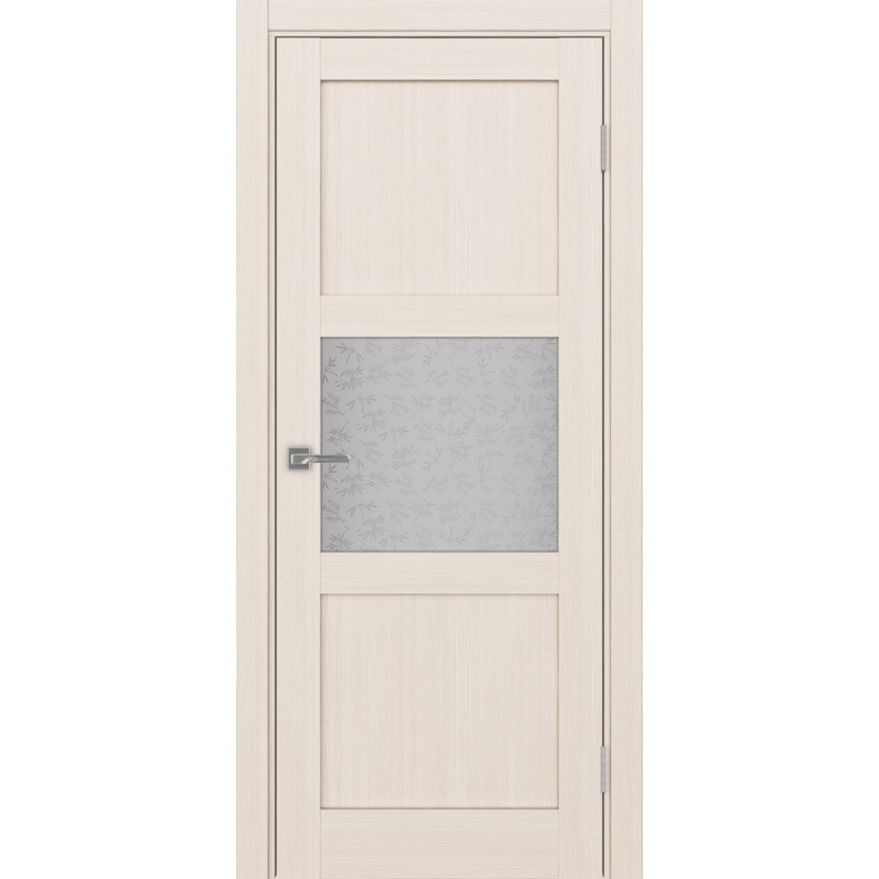 Межкомнатная дверь Турин 530.121, цвет ясень перламутровый, заполнение Дали бесцветное, размер 200*80 см.