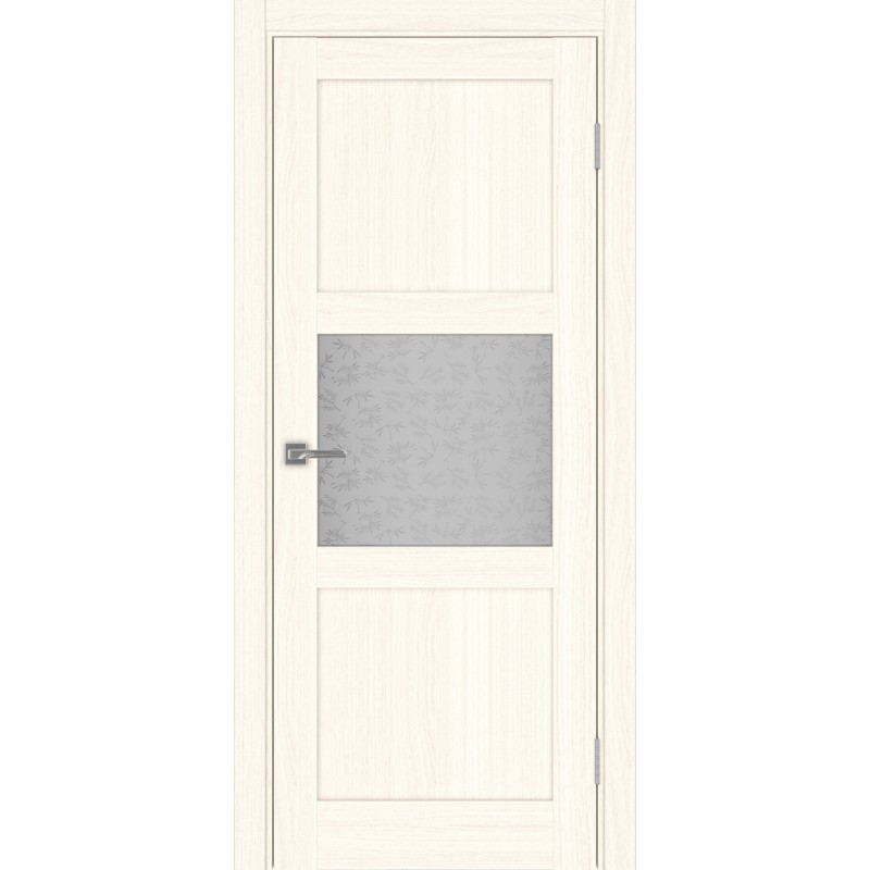 Межкомнатная дверь Турин 530.121, цвет ясень светлый, заполнение Дали бесцветное, размер 200*80 см.