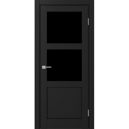 Турин 530.221, цвет Антрацит стекло LACчерный, размер 80*200 см.