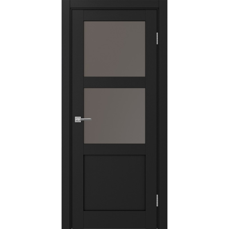 Межкомнатная дверь Турин 530.221, цвет Антрацит стекло Бронза матовое, размер 80*200 см.