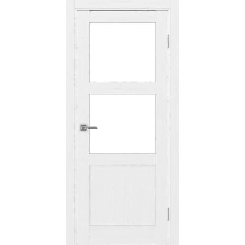 Межкомнатная дверь Турин 530.221, цвет белый лёд, заполнение LACбелый, размер 200*80 см.