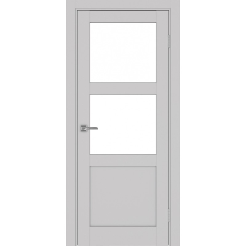 Межкомнатная дверь Турин 530.221, цвет пепельный, заполнение LACбелый, размер 200*80 см.