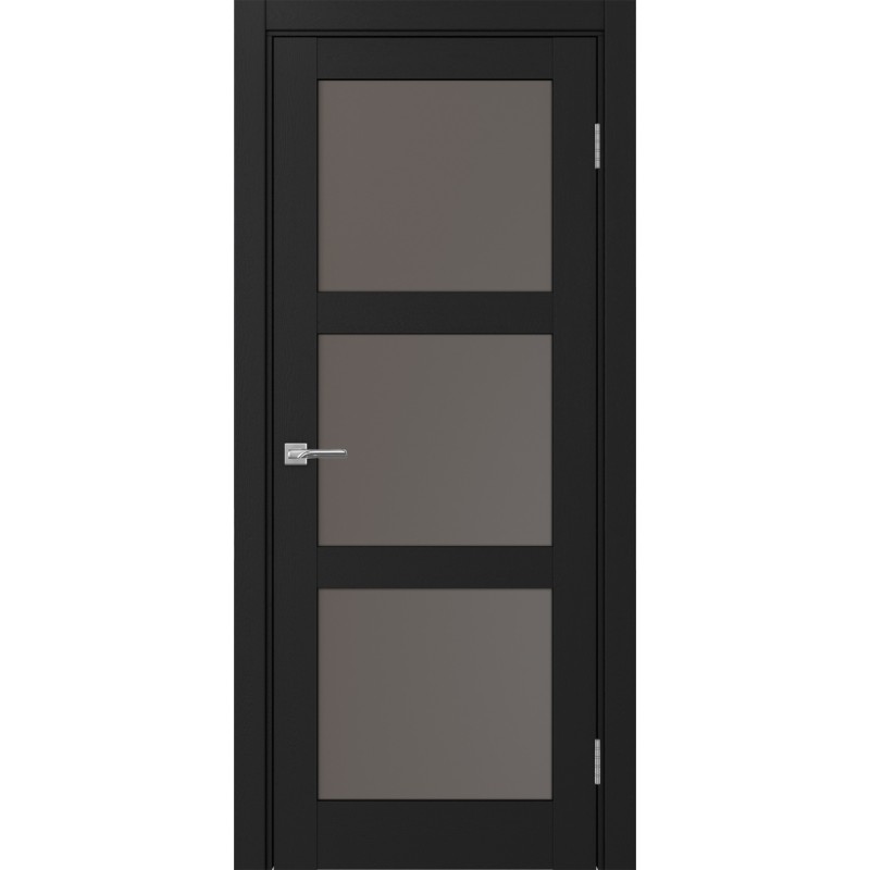 Межкомнатная дверь Турин 530.222, цвет Антрацит стекло Бронза матовое, размер 80*200 см.