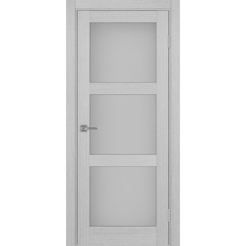 Межкомнатная дверь Турин 530.222, цвет дуб серый FL, заполнение Пунта бесцветное, размер 200*30 см.