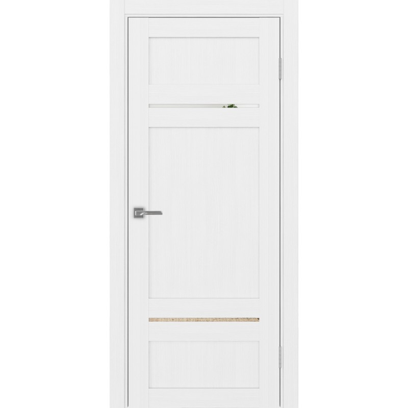 Межкомнатная дверь Турин 532.12121, цвет белый лёд, заполнение Зеркало/Зеркало, размер 200*80 см.