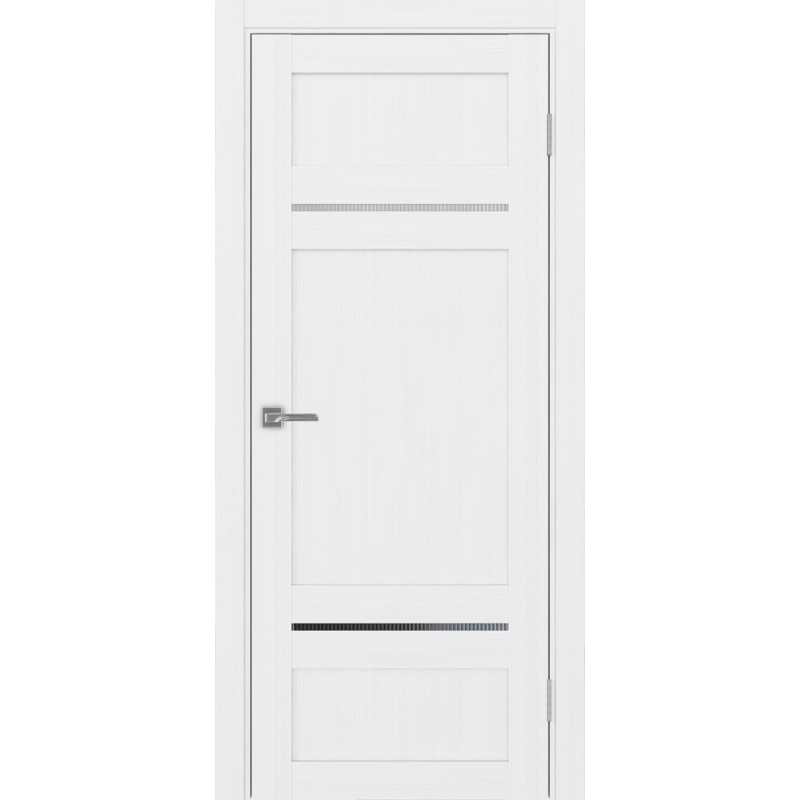 Межкомнатная дверь Турин 532.12121, цвет белый лёд, заполнение Мору, размер 200*30 см.