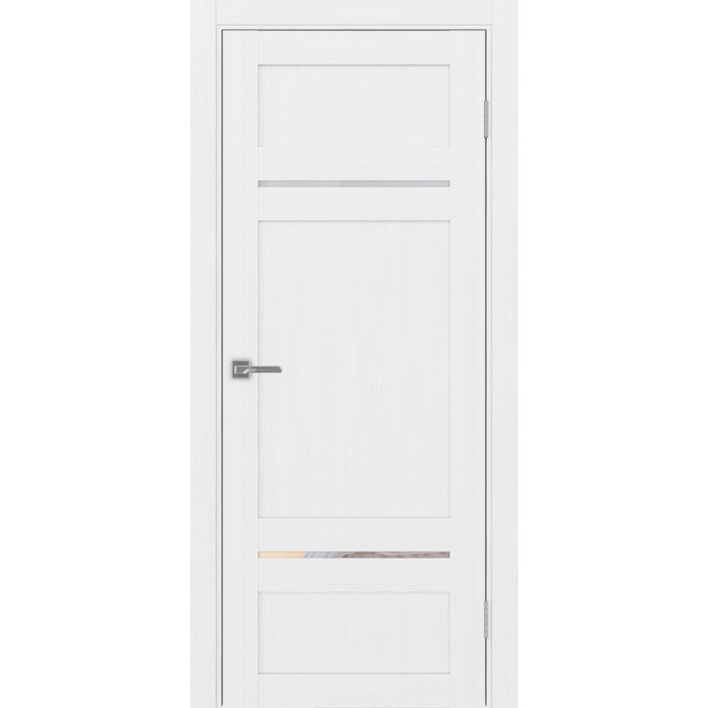 Межкомнатная дверь Турин 532.12121, цвет белый лёд, заполнение Прозрачное, размер 200*80 см.