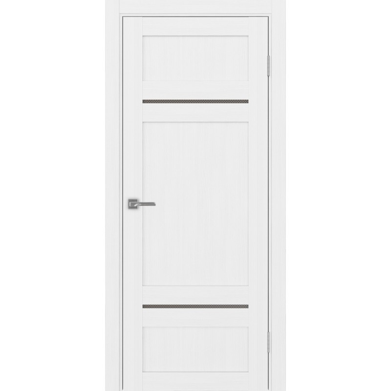 Межкомнатная дверь Турин 532.12121, цвет белый лёд, заполнение Пунта бронзовое, размер 200*70 см.