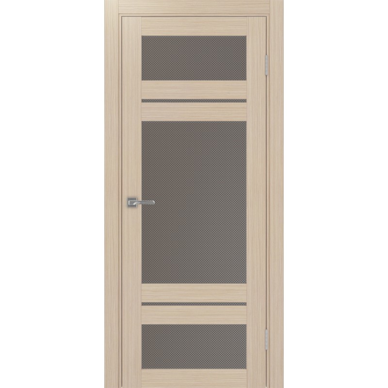 Межкомнатная дверь Турин 532.22222, цвет дуб беленый FL, заполнение Пунта бронзовое, размер 200*30 см.