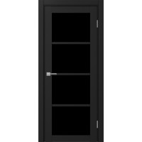 Турин 540.2222, цвет Антрацит стекло LACчерный, размер 80*200 см.