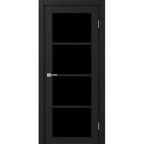 Турин 540.2222, цвет Антрацит стекло LACчерный, размер 80*200 см.