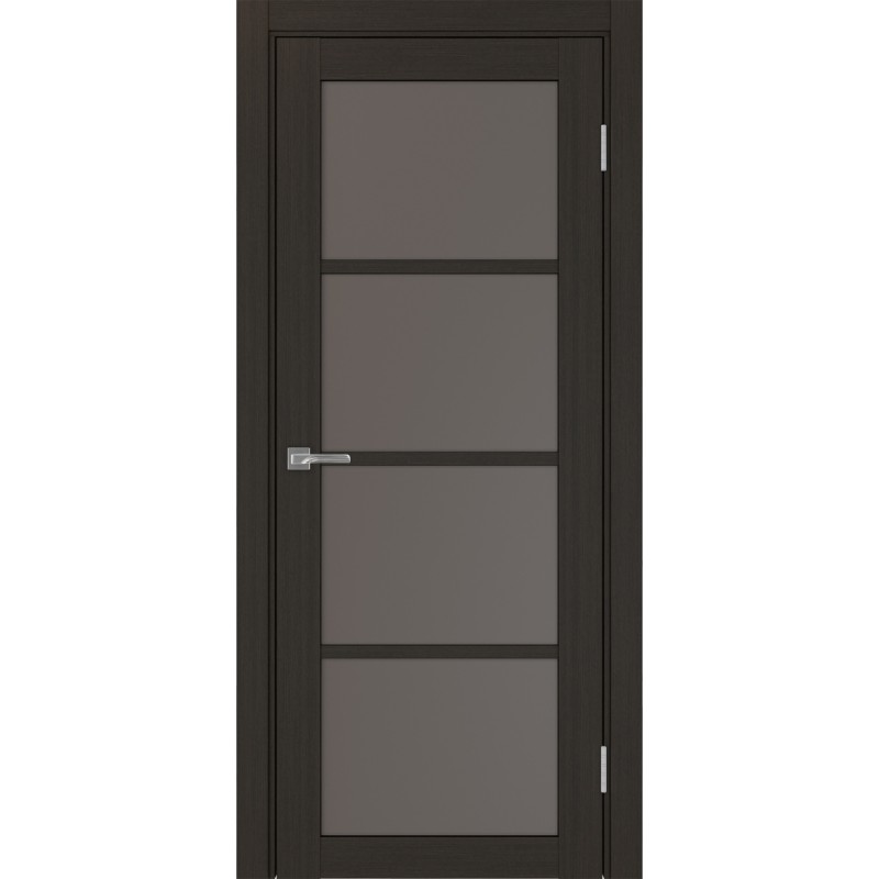 Межкомнатная дверь Турин 540.2222, цвет венге FL, заполнение Бронза матовое, размер 200*80 см.