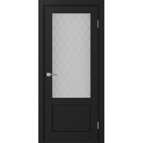 Турин 540ПФ.21, цвет Антрацит стекло Кристалл б.цв размер 80*200 см.