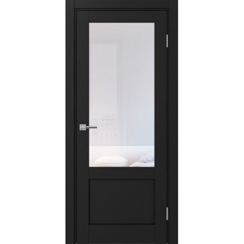 Турин 540ПФ.21, цвет Антрацит стекло Прозрачное, размер 80*200 см.