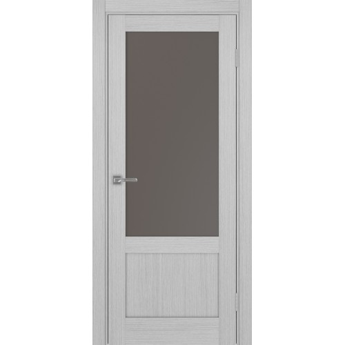 Турин 540ПФ.21, цвет дуб серый FL, заполнение Бронза матовое, размер 200*80 см.