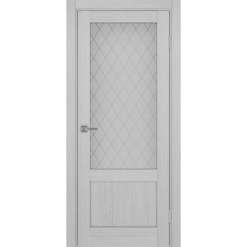 Межкомнатная дверь Турин 540ПФ.21, цвет Дуб Серый FL Кристалл б.цвразмер 80*200 см.