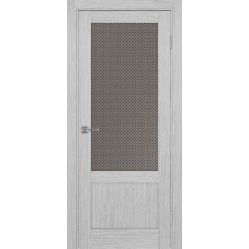 Межкомнатная дверь Турин 540ПФ.21, цвет дуб серый FL, заполнение Пунта бронзовое, размер 200*80 см.