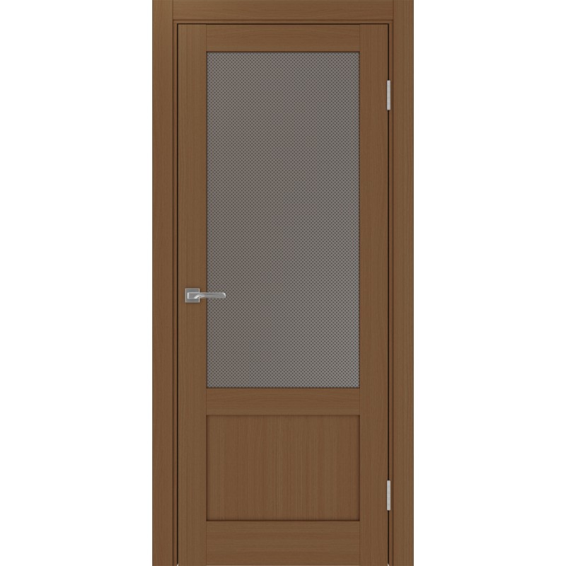 Межкомнатная дверь Турин 540ПФ.21, цвет орех NL, заполнение Пунта бронзовое, размер 200*80 см.