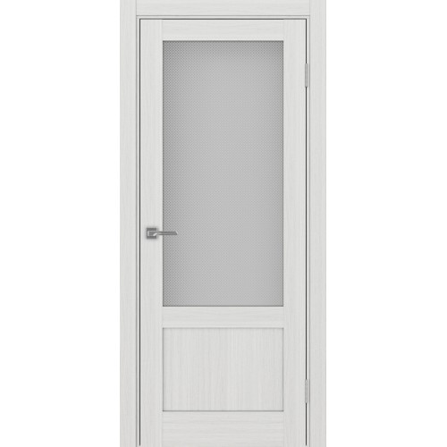 Турин 540ПФ.21, цвет ясень серебристый, заполнение Пунта бесцветное, размер 200*80 см.