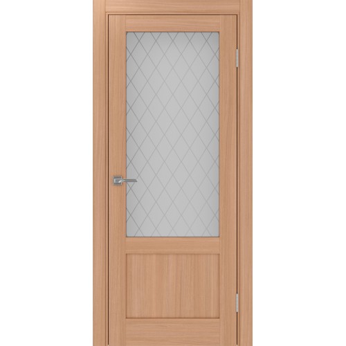 Турин_540ПФ.21, цвет Ясень тёмный стекло Кристалл б.цв размер 80*200 см.