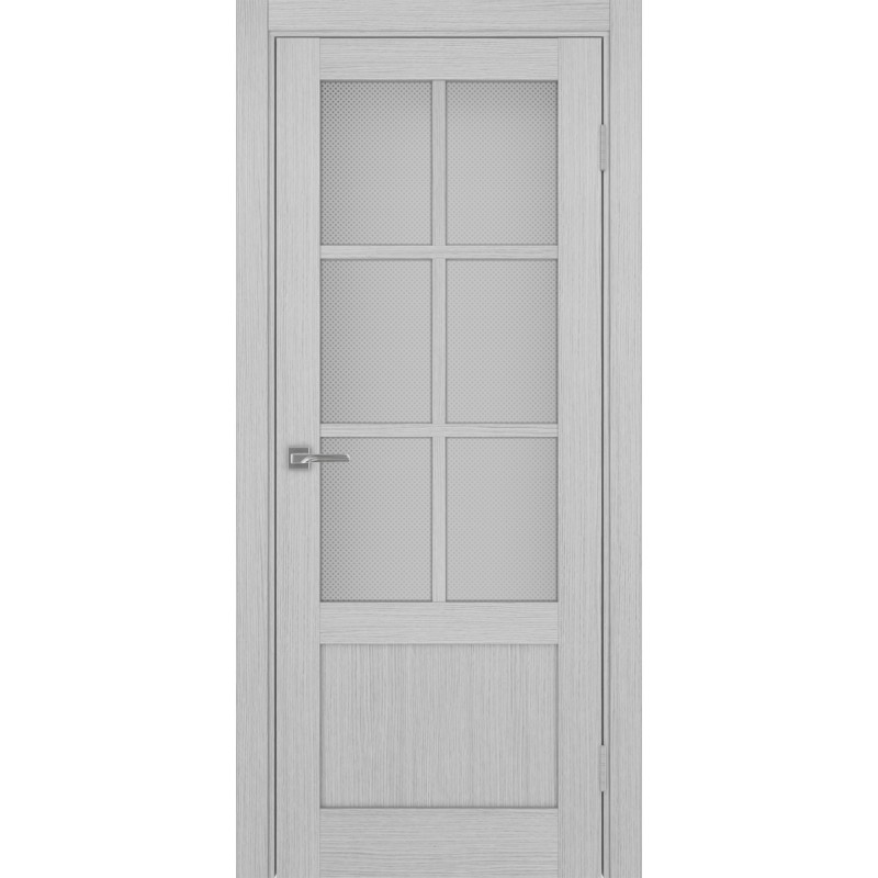 Межкомнатная дверь Турин 541ПФ.2221, цвет дуб серый FL, заполнение Пунта бесцветное, размер 200*80 см.