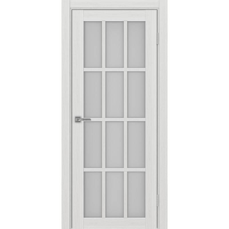 Межкомнатная дверь Турин 542.2222, цвет ясень серебристый, заполнение Мателюкс, размер 200*80 см.