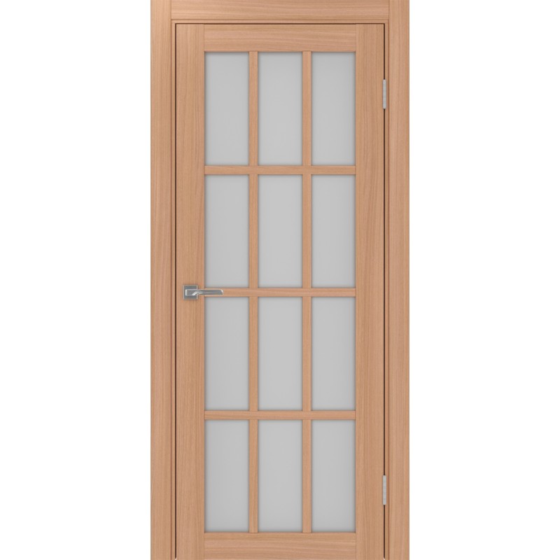 Межкомнатная дверь Турин 542.2222, цвет ясень тёмный, заполнение Мателюкс, размер 200*80 см.