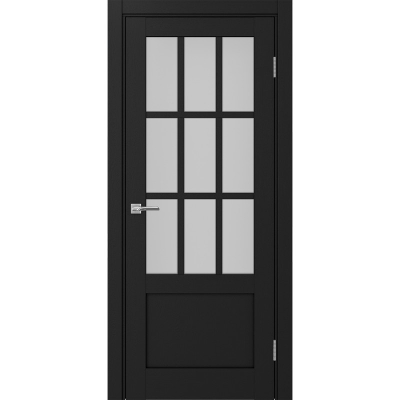 Межкомнатная дверь Турин 542ПФ.2221, цвет Антрацит стекло Мателюкс, размер 80*200 см.