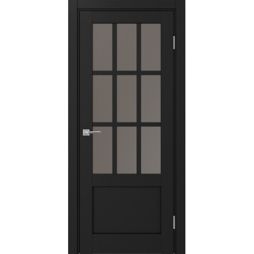 Турин 542ПФ.2221, цвет Антрацит стекло Пунта бронзовое, размер 80*200 см.