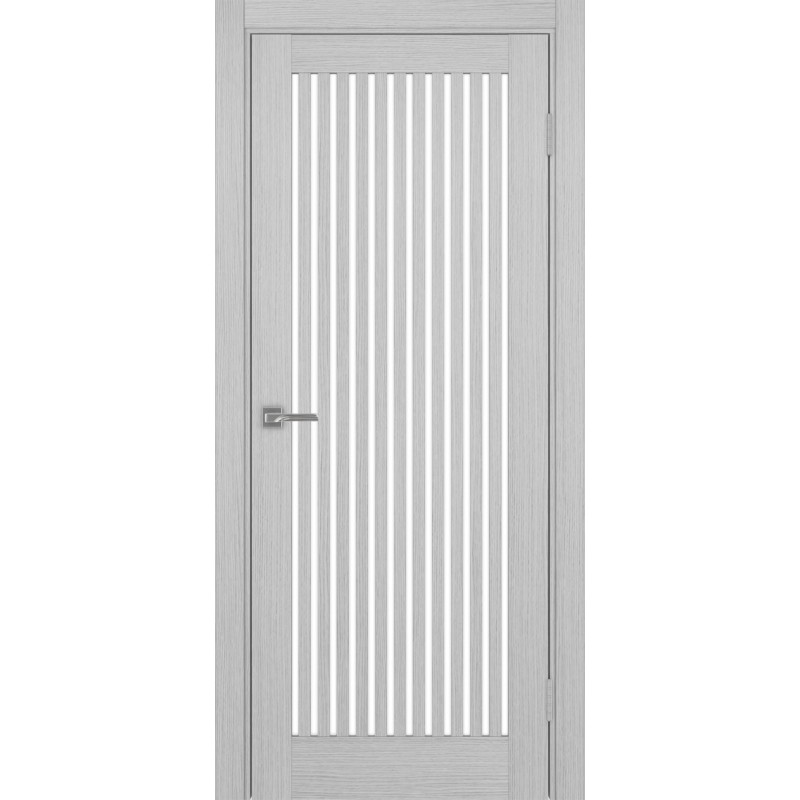 Межкомнатная дверь Турин 543.2, цвет Дуб Серый FL стекло LACбелый, размер 80*200 см.