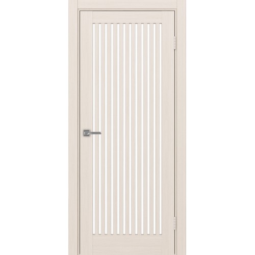 Турин 543.2, цвет Ясень перламутровый стекло LACбелый, размер 80*200 см.