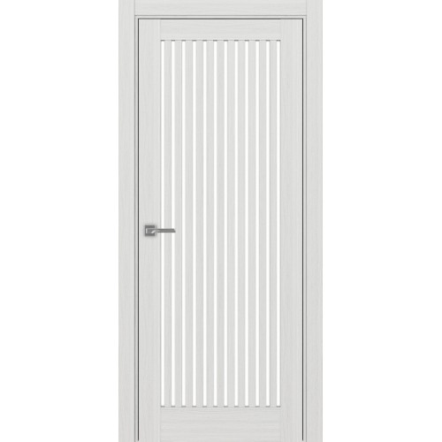 Турин 543.2, цвет Ясень серебристый стекло LACбелый, размер 80*200 см.