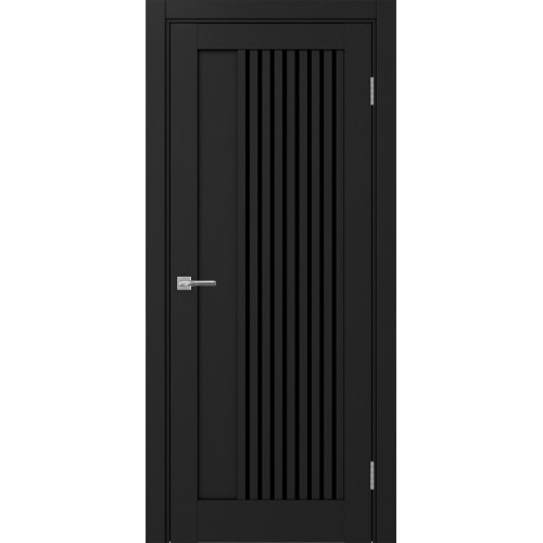 Турин 544.12, цвет Антрацит стекло LACчерный, размер 80*200 см.