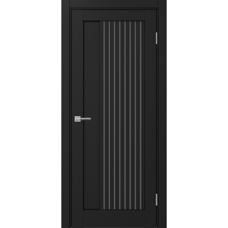 Межкомнатная дверь Турин 544.12, цвет Антрацит стекло Графит матовое, размер 80*200 см.