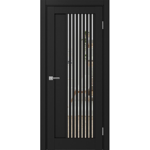 Турин 544.12, цвет Антрацит стекло Зеркало, размер 80*200 см.