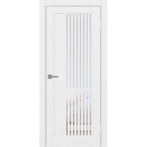 Турин 544.12, цвет белый лёд, заполнение Прозрачное, размер 200*80 см.