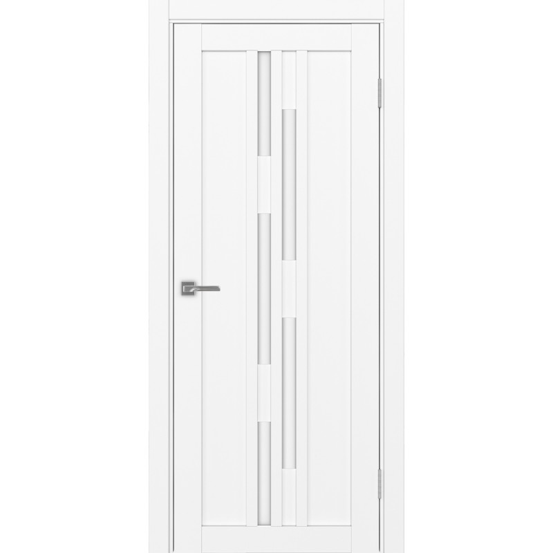 Межкомнатная дверь Турин 551.121, цвет белый снежный, заполнение LACбелый, размер 200*80 см.