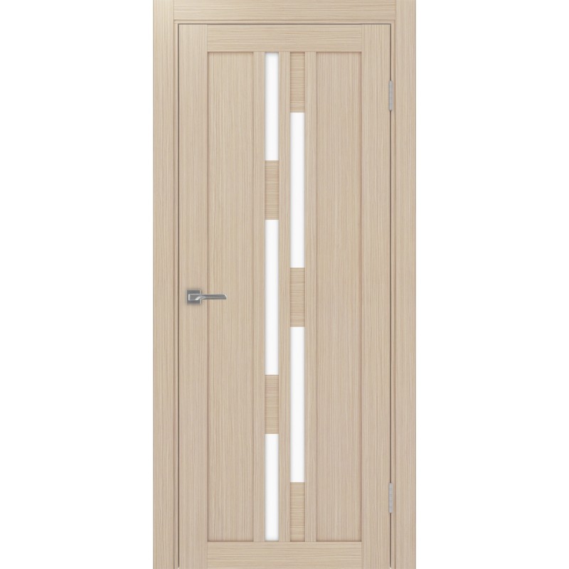 Межкомнатная дверь Турин 551.121, цвет Дуб беленый FL стекло LACбелый, размер 80*200 см.