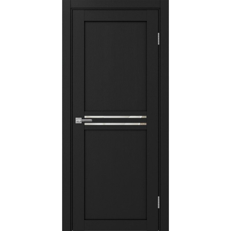 Межкомнатная дверь Турин 552.12, цвет Антрацит стекло Зеркало/Зеркало, размер 80*200 см.